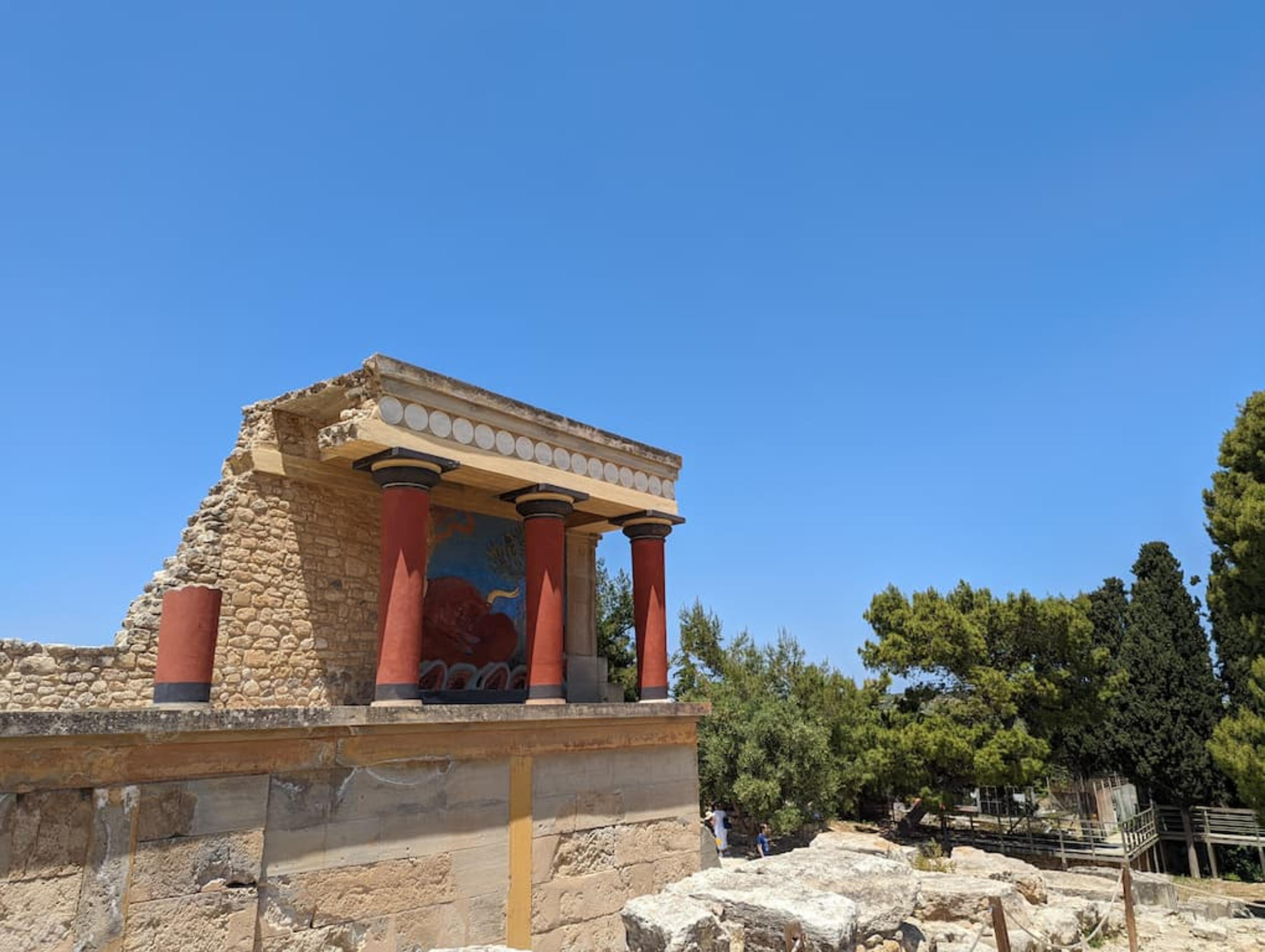 Ruins at Knossos Palace