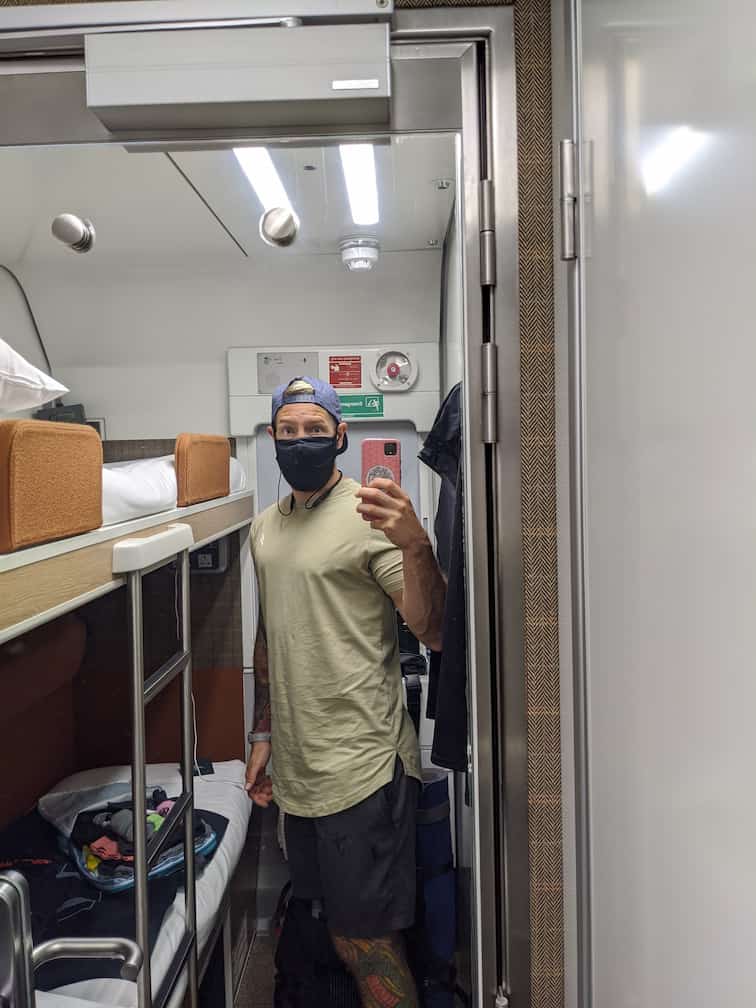 Caledonian Sleeper Train Cabin