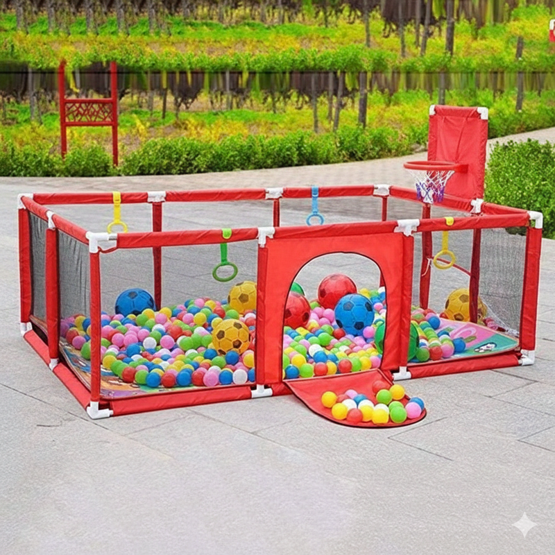 kids play fence plus 30balls