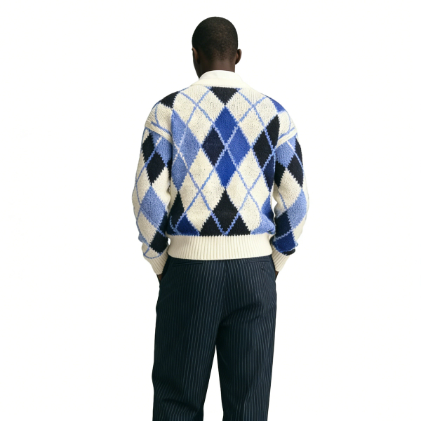m009Ice Blue Argyle Intarsia Knit Sweater 4