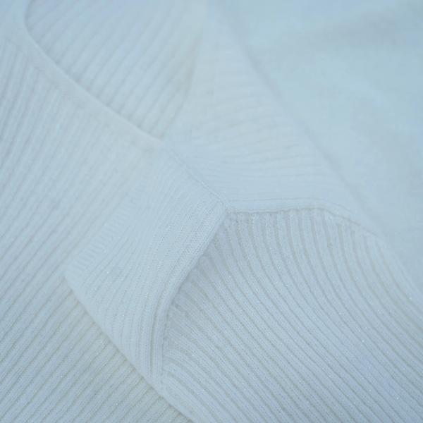 s003Cream White Square-Neck Ribbed Knitted Base Layer 3