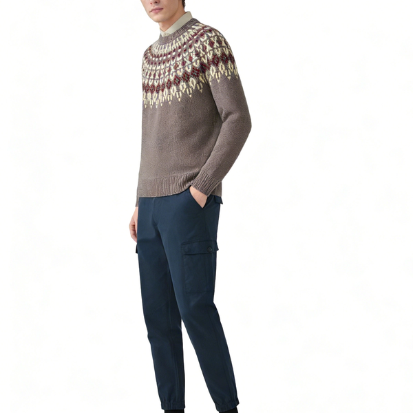 m007Mountain Fair Isle Intarsia Knit Sweater 4