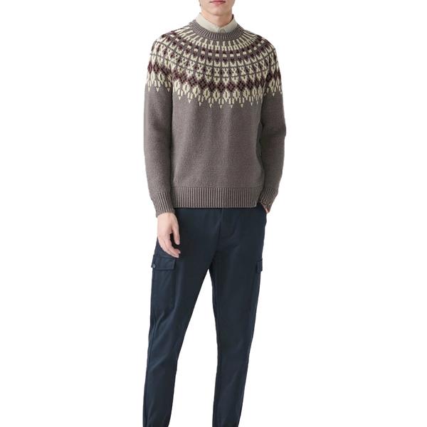 m007Mountain Fair Isle Intarsia Knit Sweater 3
