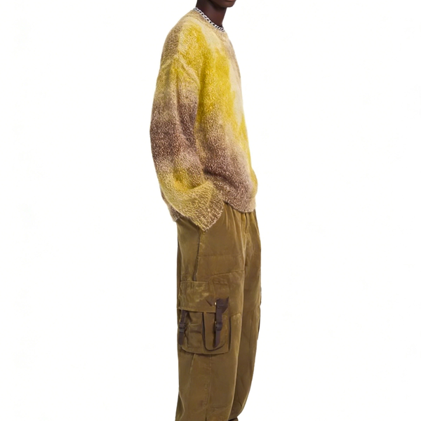 m021Tundra Ombre Mohair Blend Crewneck Sweater 3