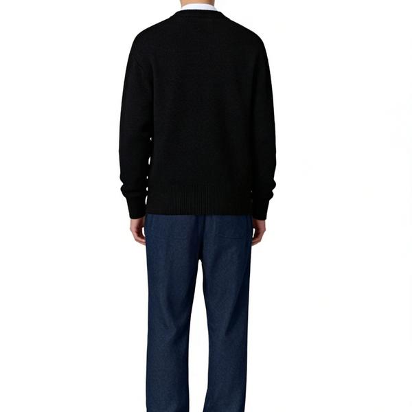 m008Midnight Thistle Intarsia Knit Sweater 4