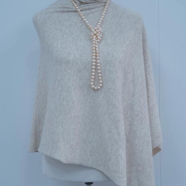 s014Heather Gray Slouchy Turtleneck Asymmetrical Knit Top 2