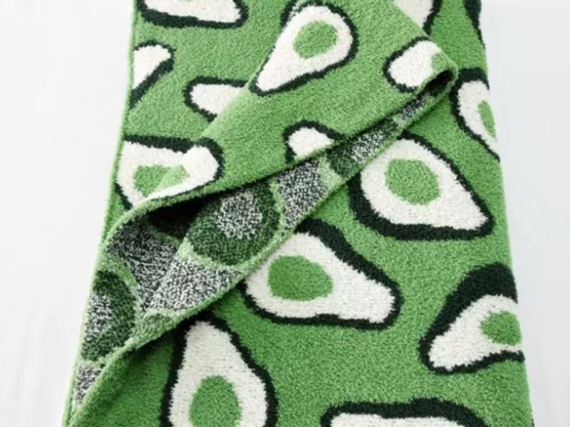 Color-Block Throw Blanket