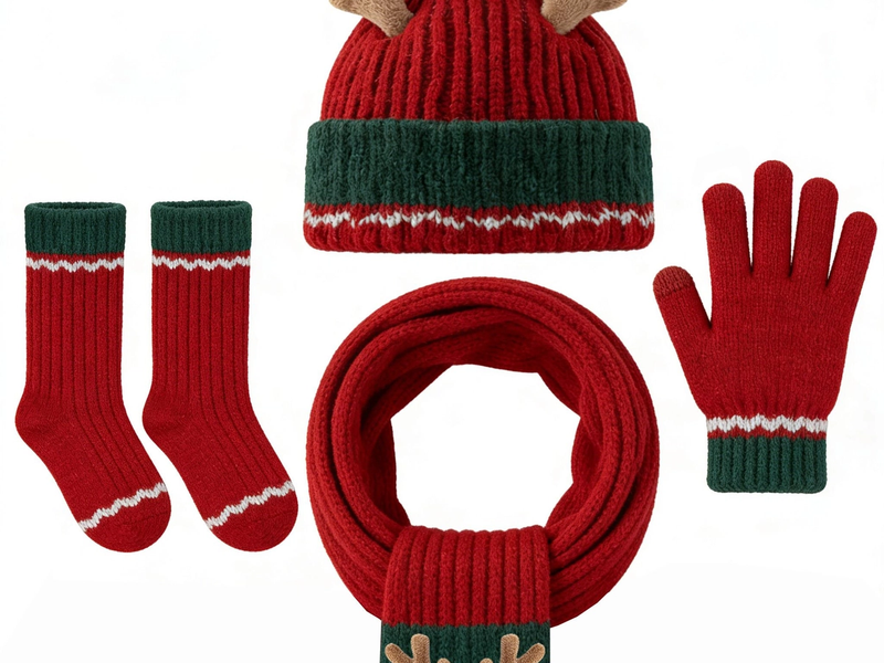 Reindeer Antler 4-Piece Winter Set