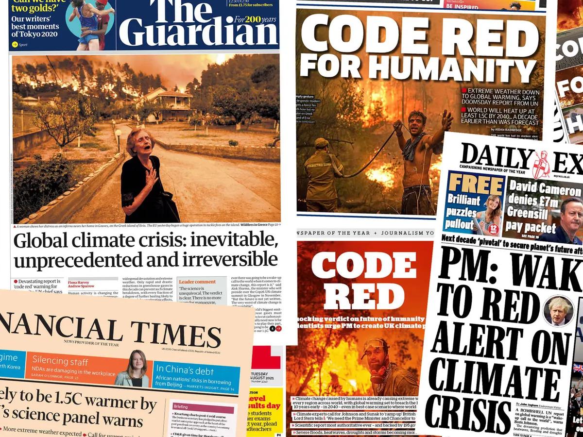 news articles about climate change and global warming