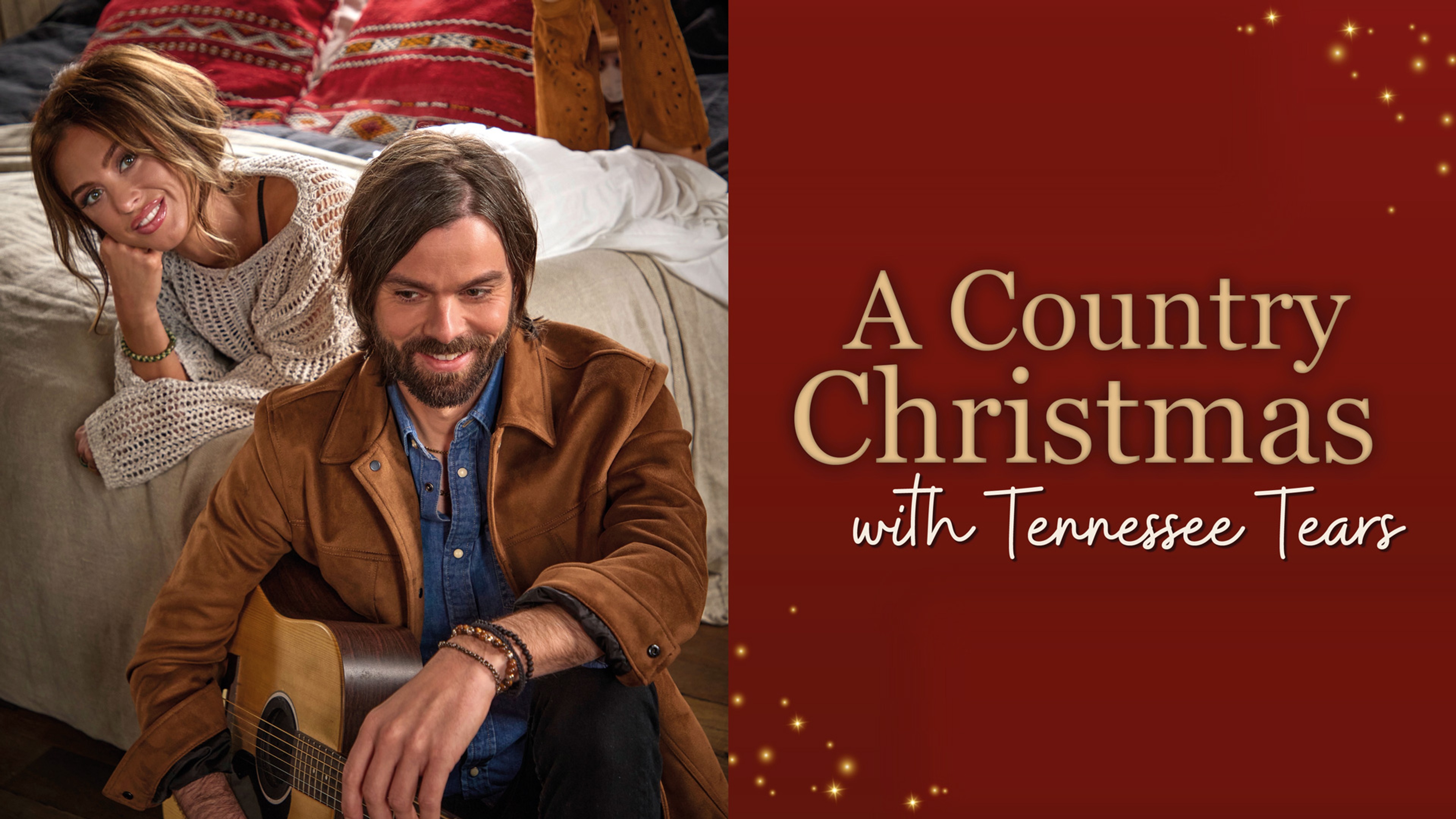 Text: A Country Christmas with Tennessee Tears