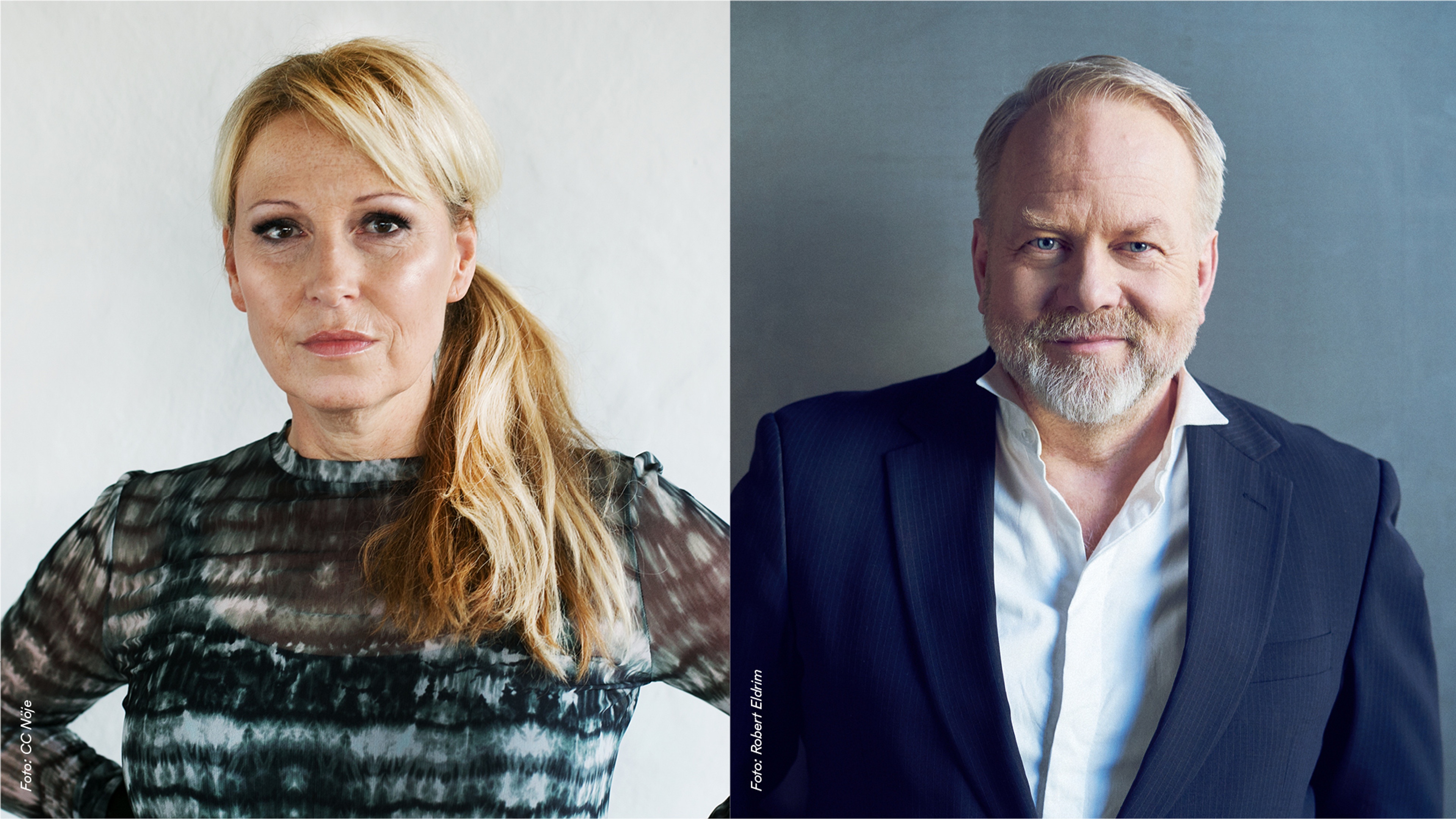 Anna Mannheimer och Peter Apelgren.