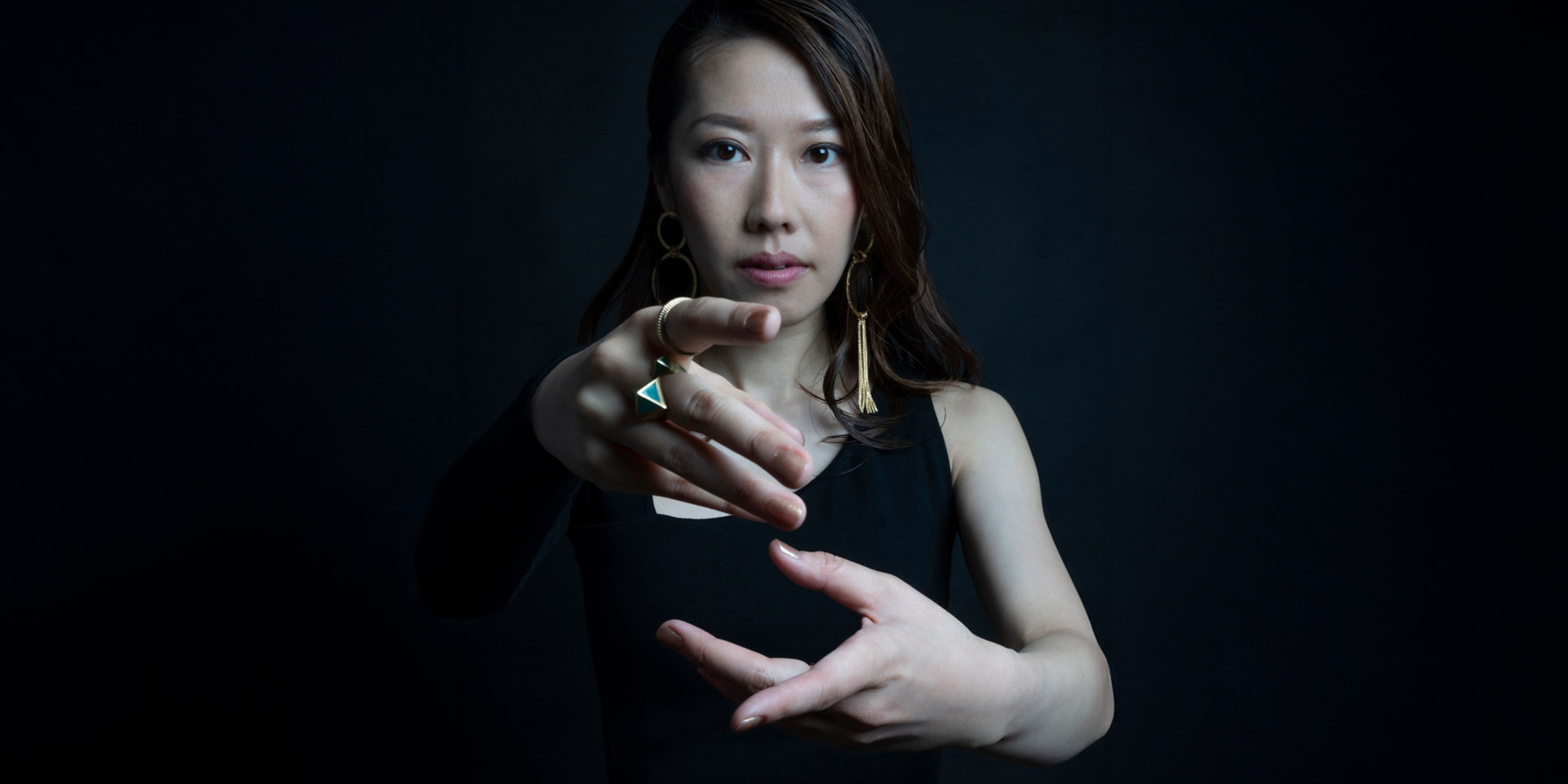 Porträtt av Miho Hazama.