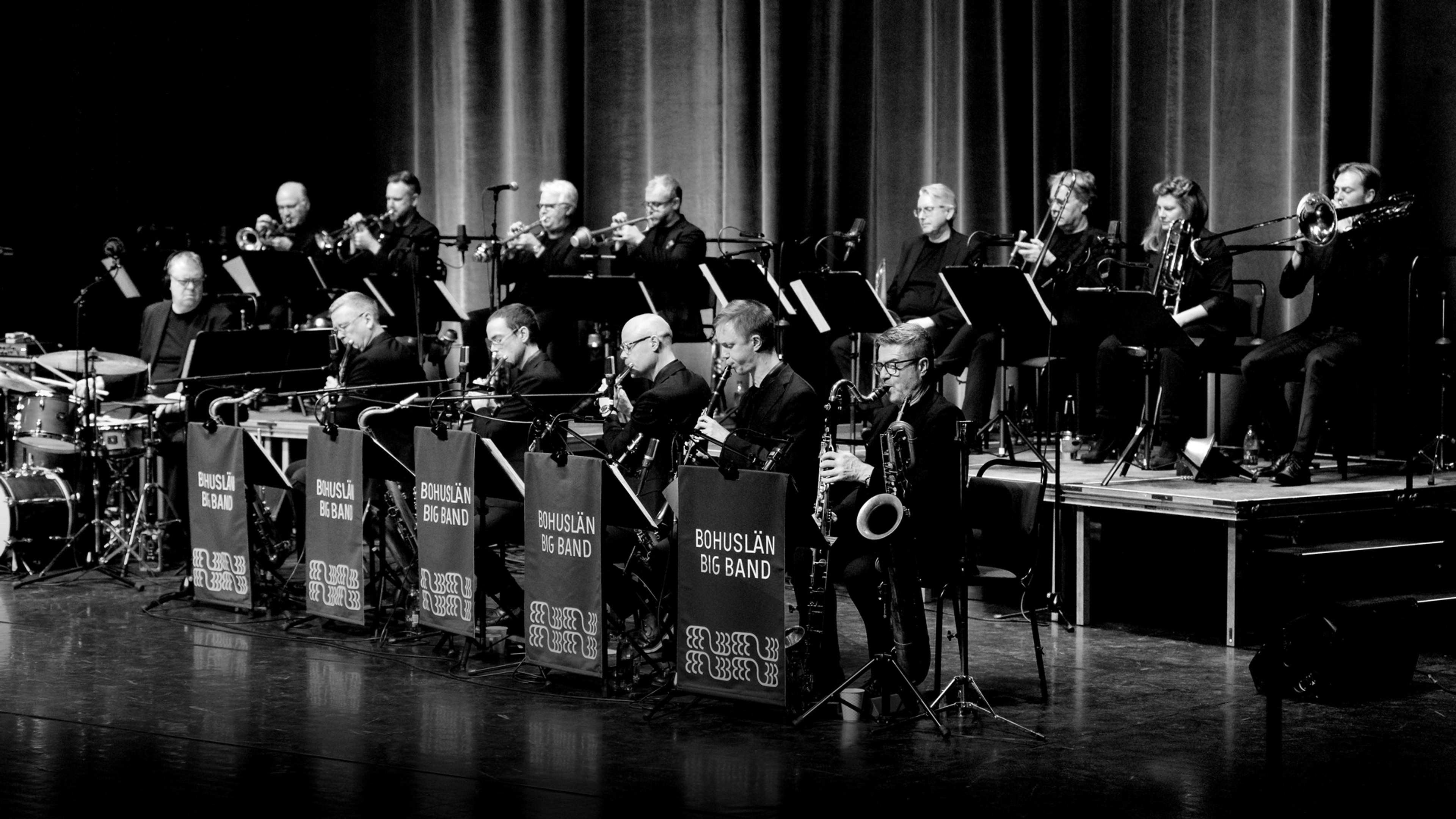 Bohuslän Big Band på scen.