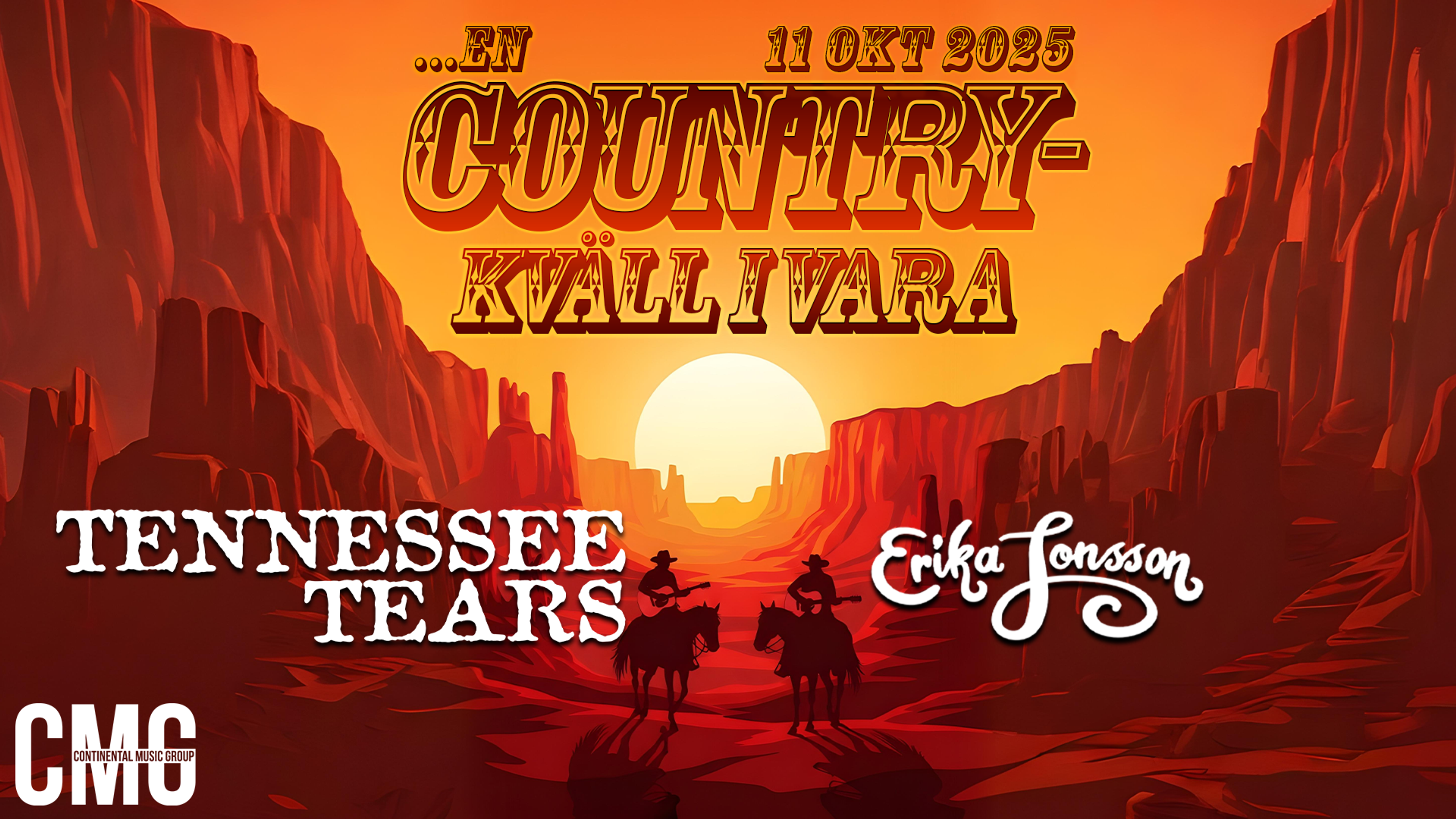 Text: En countrykväll i Vara.