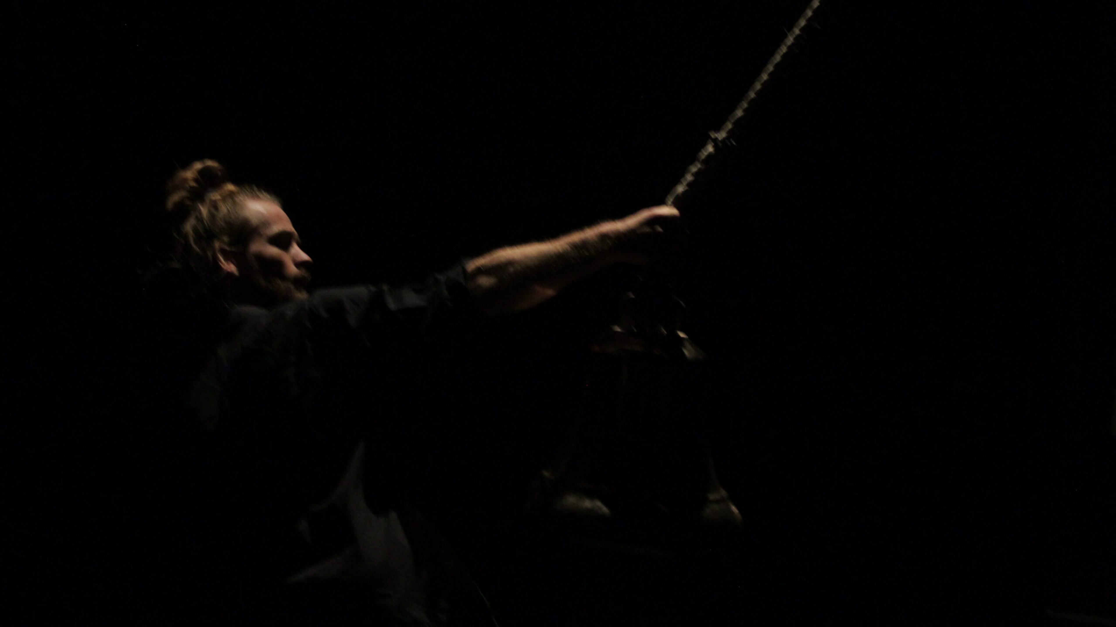 Erik Eriksson på scen.