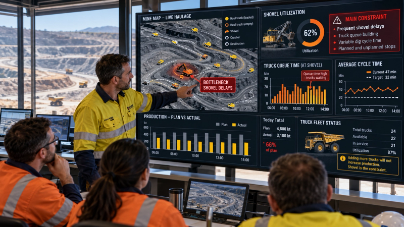 How to Find Mine Production Bottlenecks Before Adding Equipment