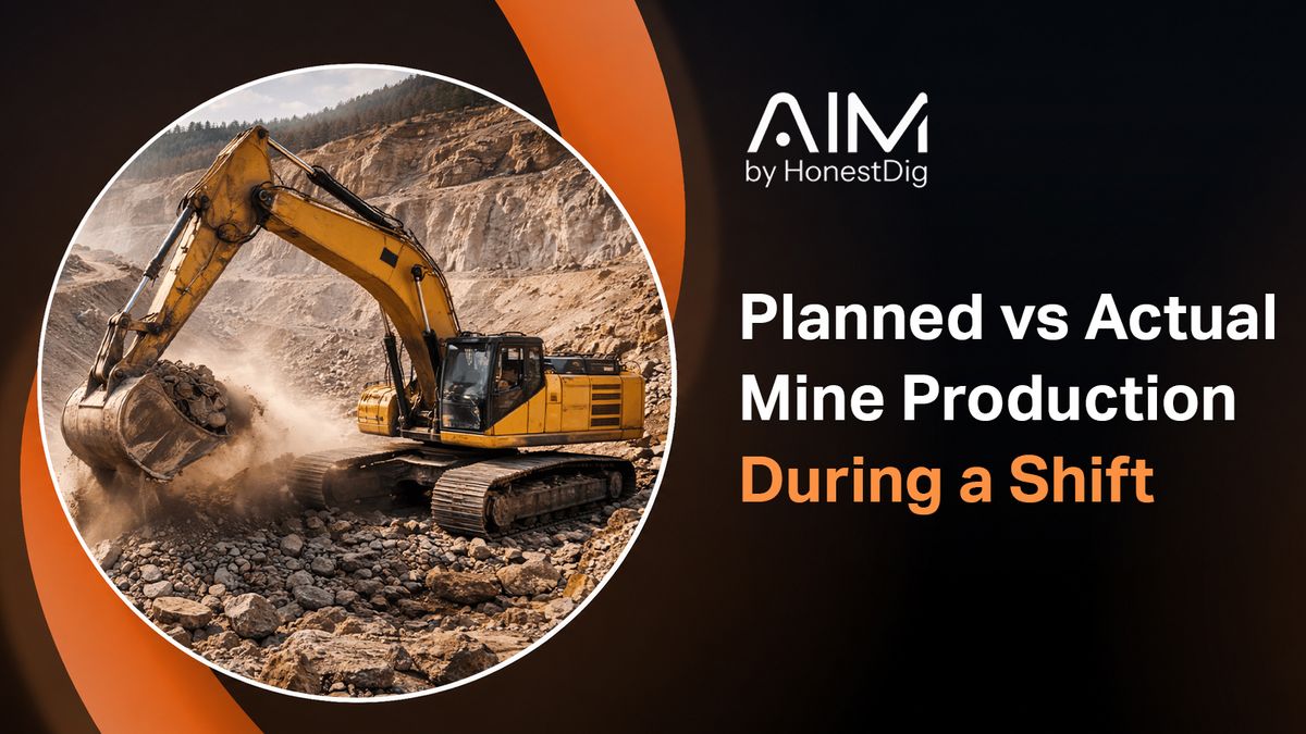 Planned vs Actual Mine Production During a Shift