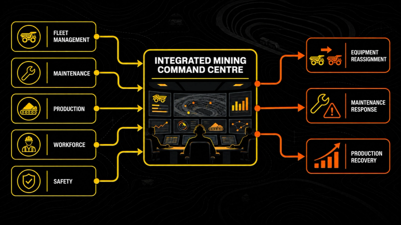 Mining command and control centre