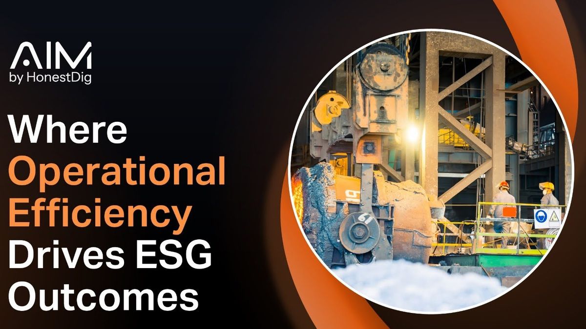 How Operational Efficiency Impacts ESG Performance in Mining