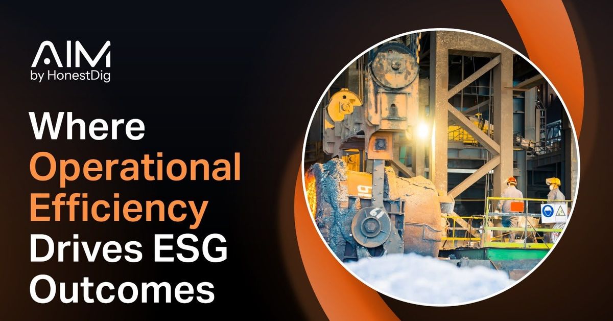How Operational Efficiency Impacts ESG Performance in Mining