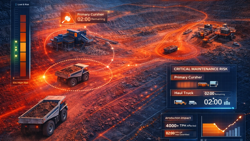 Modern mining operations require more than maintenance alerts.