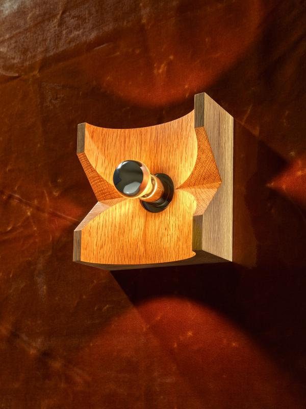 wood sconce