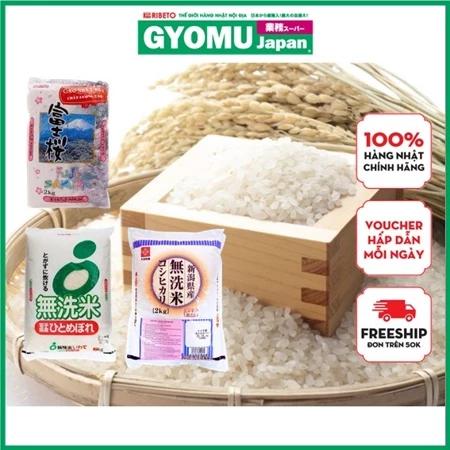 Gạo trắng Nhật Bản, Gạo không vo, Gạo Nhật Fuji Sakura, Gạo RA1 1kg, 2Kg, 5kg