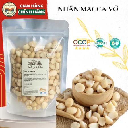 Nhân macca vỡ - Túi zip - Hạt dinh dưỡng làm bánh, xay sữa hạt