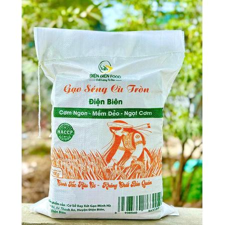 Gạo Séng Cù Tròn Điện Biên bao 10kg Dẻo Ngon Ngọt Cơm (mùa hè lên mua sử dụng trong 1 tháng ạ tránh mua tích trữ lâu)