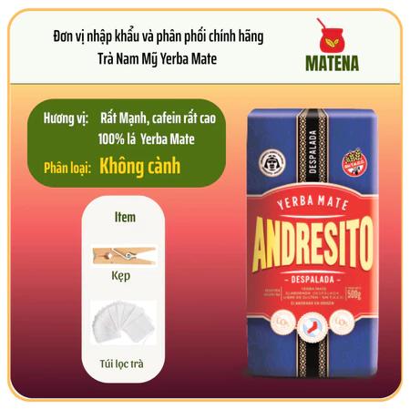 Trà Nam Mỹ Yerba Mate Tỉnh cực mạnh Andresito Despalada