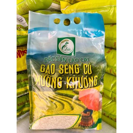 Gạo Séng Cù hạt dài đặc sản Tây Bắc loại thượng hạng - Mường Khương Lào Cai (bao 5kg)