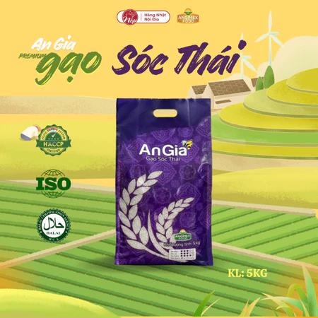 Gạo ANGIMEX An Gia Gạo Sóc Thái Hạt Thon Dài Thơm Dịu Tự Nhiên | 5KG - Nepshop1