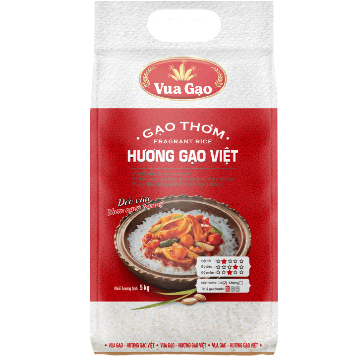 GẠO THƠM HƯƠNG GẠO VIỆT TÚI 5KG