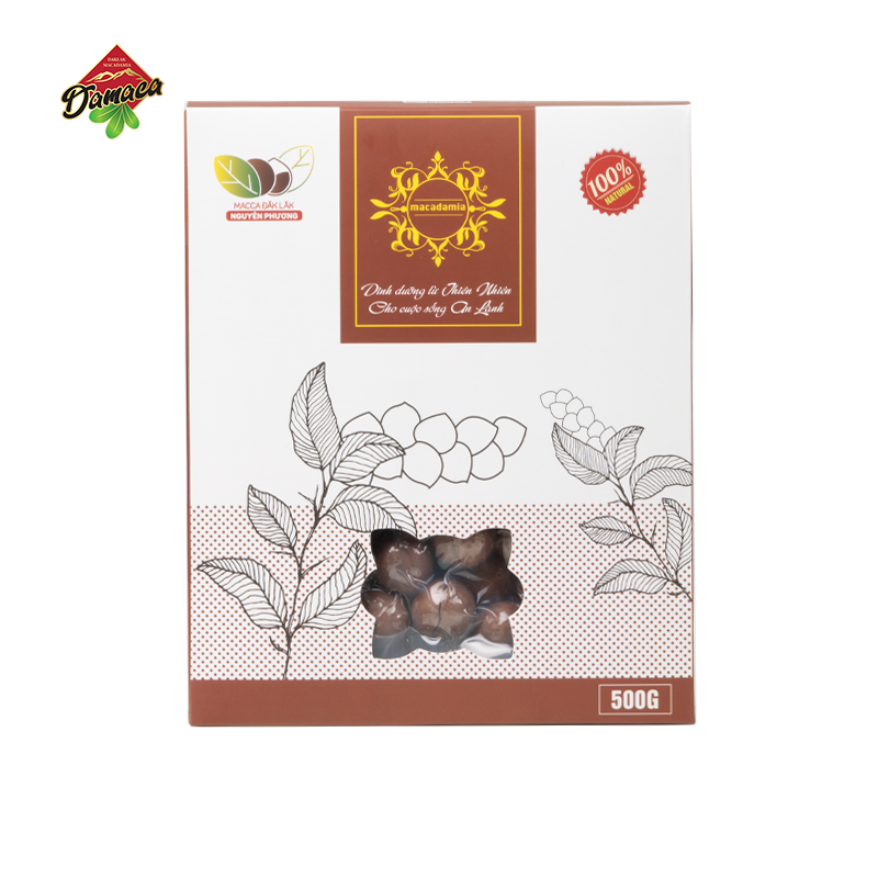 Hộp Macca Nguyên Phương loại 2 - 500g