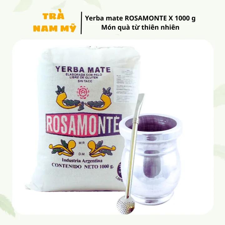 Trà Yerba Mate Rosamonter Gói 500g và 1Kg - Tặng kèm ống hút và túi lọc trà