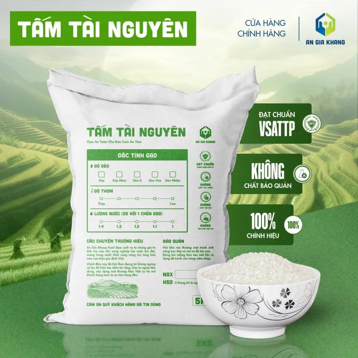 Gạo Tấm Tài Nguyên Xốp Cơm AGKF (An Gia Khang Food) - Xốp Mềm (Túi 5kg)