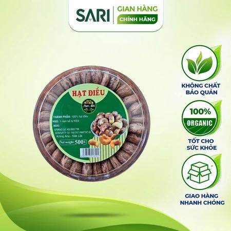 Hạt Điều Rang Muối Xếp Hoa Nguyên Hạt Loại A+ Cao Cấp [Cam Kết Y Hình] Hộp 500gr --- Điều Xếp Hoa