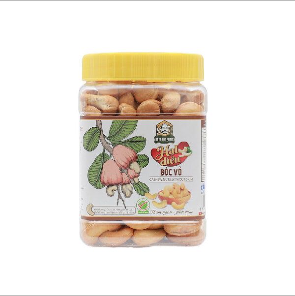 Hạt điều rang muối – Hạt điều bóc vỏ 510gr (Net Wt 400gr)