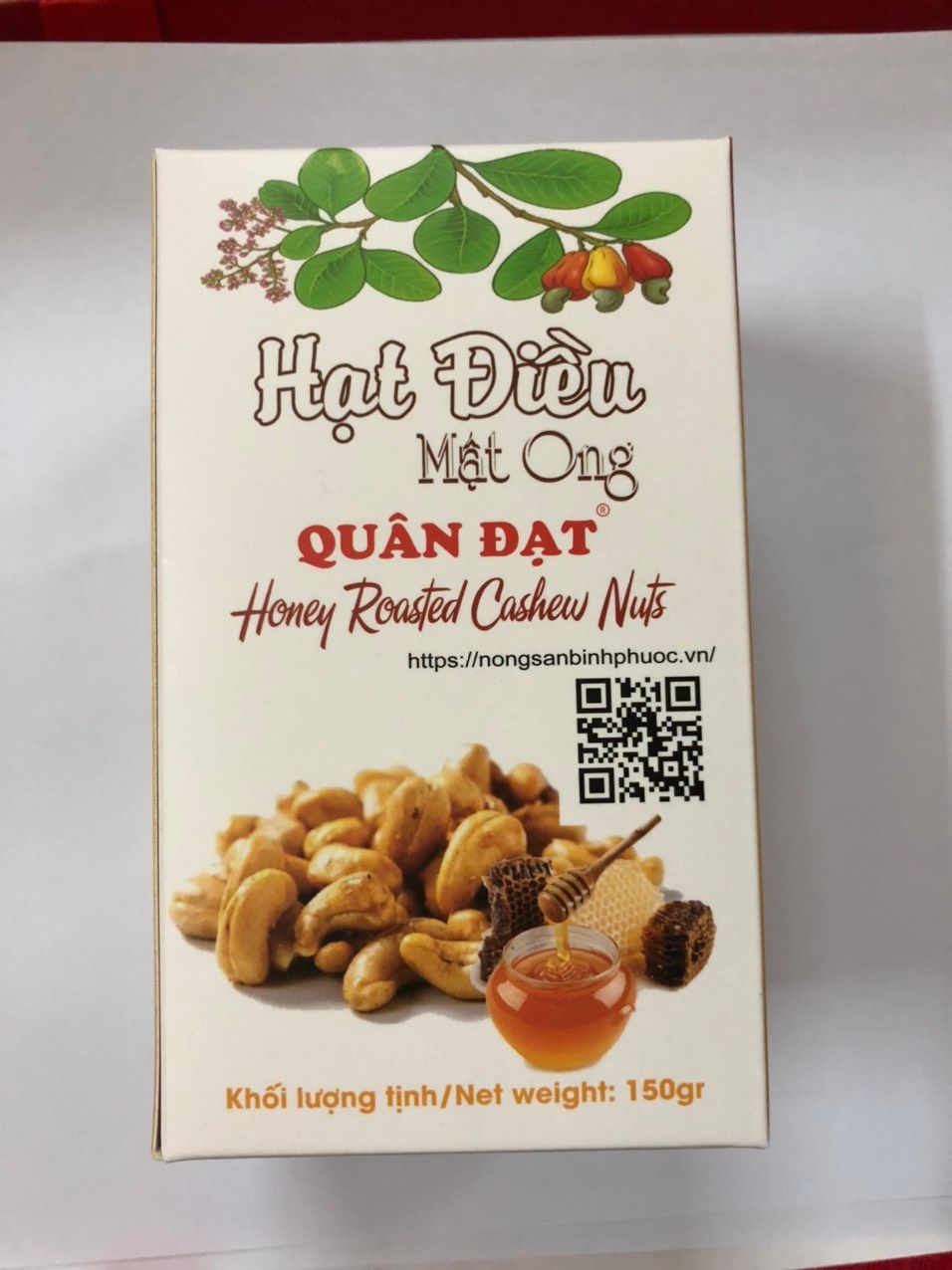 Hạt điều mật ong 150gr