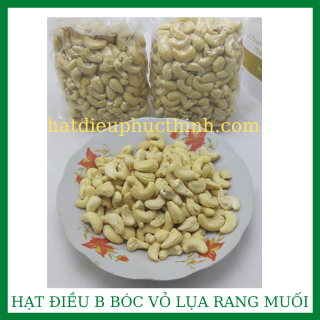 HẠT ĐIỀU RANG MUỐI BÓC VỎ LỤA B