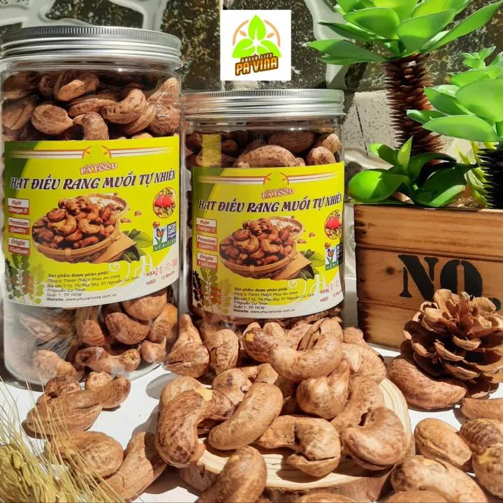 Hạt điều rang muối Bình phước không dính vỏ Loại cao cấp , Hàng A CỒ VIỆT ( 310-410 hạt/Kg )