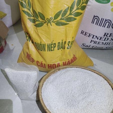 Nếp cái hoa vàng (Nếp Bắc) nếp dẻo dai ngọt nếp đặc sản nổi tiếng miền Bắc
