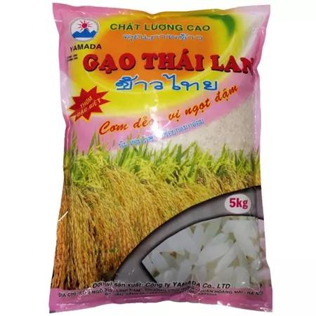 Gạo thái lan thơm đặc biệt (thái xanh, thái đỏ) túi 10Kg - Thái Dương
