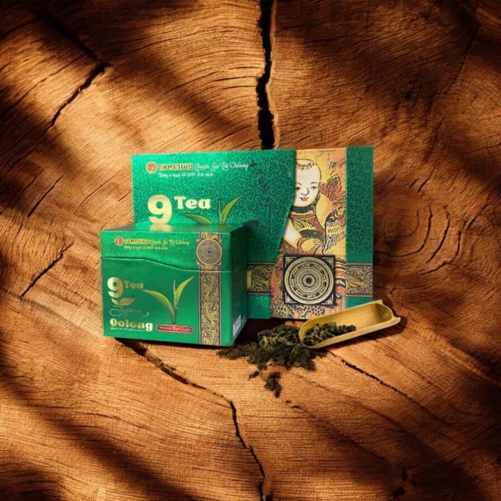 Olong cao cấp 9tea 320gr, thương hiệu trà tâm châu