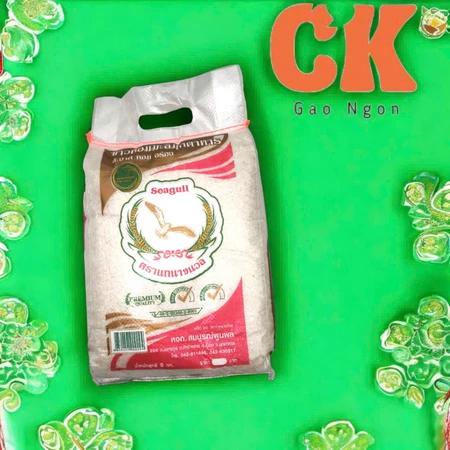 🍚 Gạo Thơm Thái Lan Seagull – Túi 5kg | Gạo CK Ngon – Hạt Dẻo, Thơm Ngon 🍚