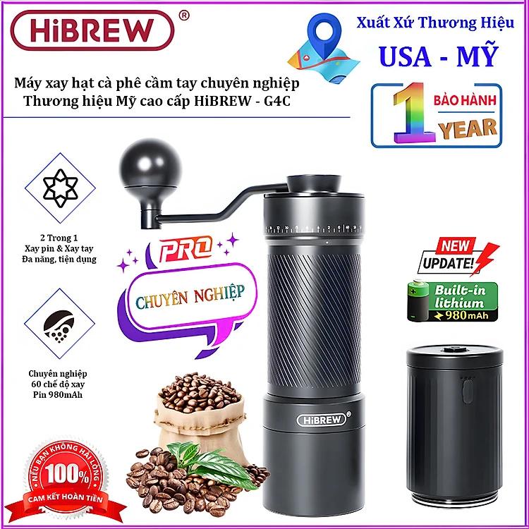 Máy xay hạt cà phê cầm tay chuyên nghiệp 2 trong 1