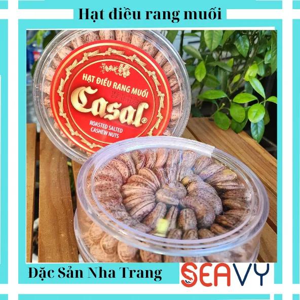 Hạt Điều Rang Muối Nguyên Vỏ Xếp Hộp 500g