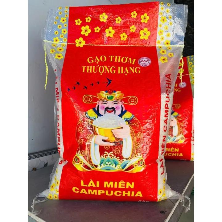 Gạo Lài Miên Campuchia Dẻo, Mềm Cơm, Gạo Mới Chuẩn Thơm - Bena Organic