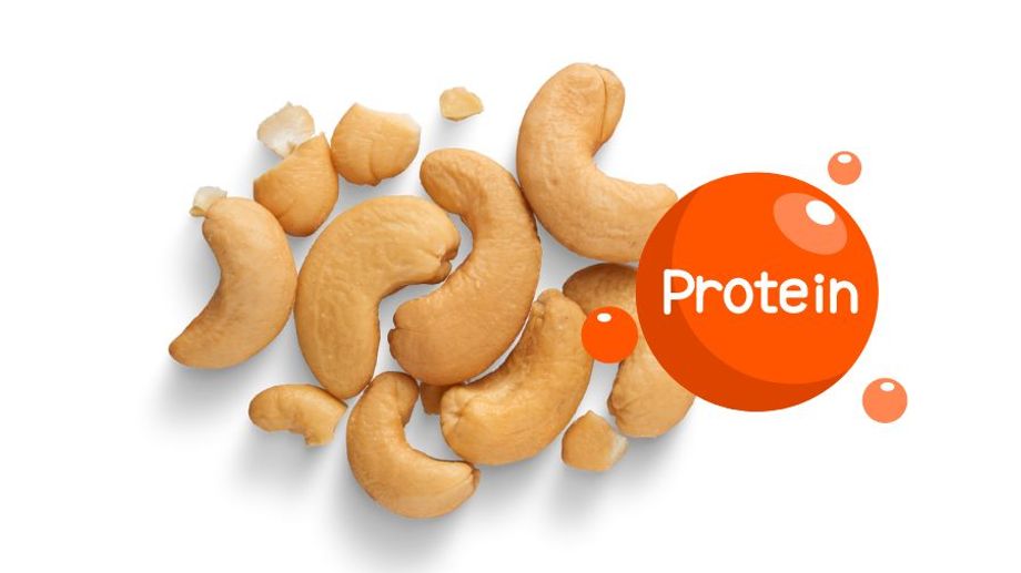 Hạt điều có chứa đạm đủ