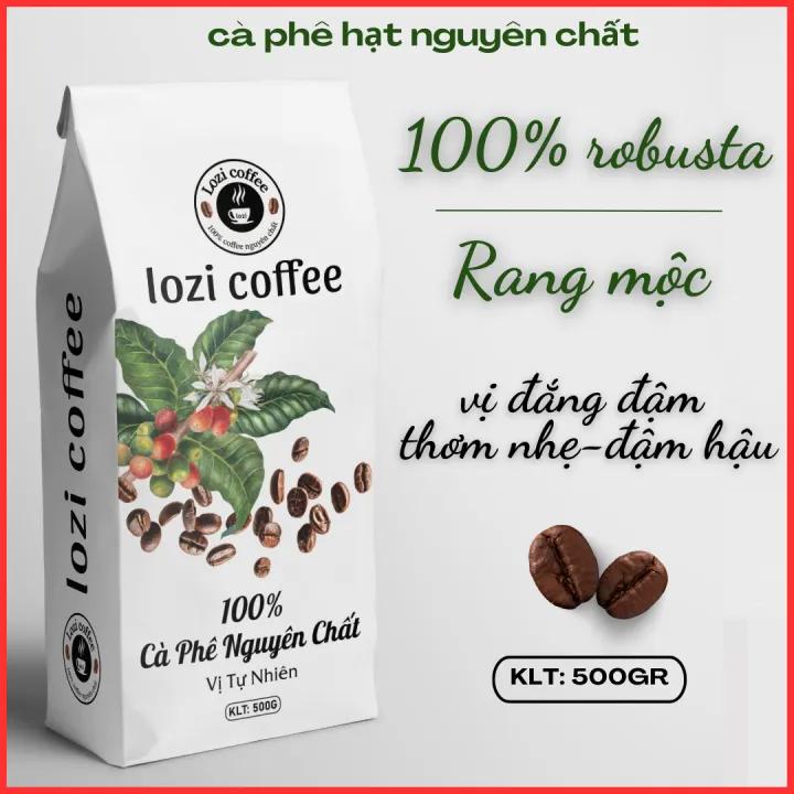 500G CÀ PHÊ ROBUSTA RANG MỘC 100%